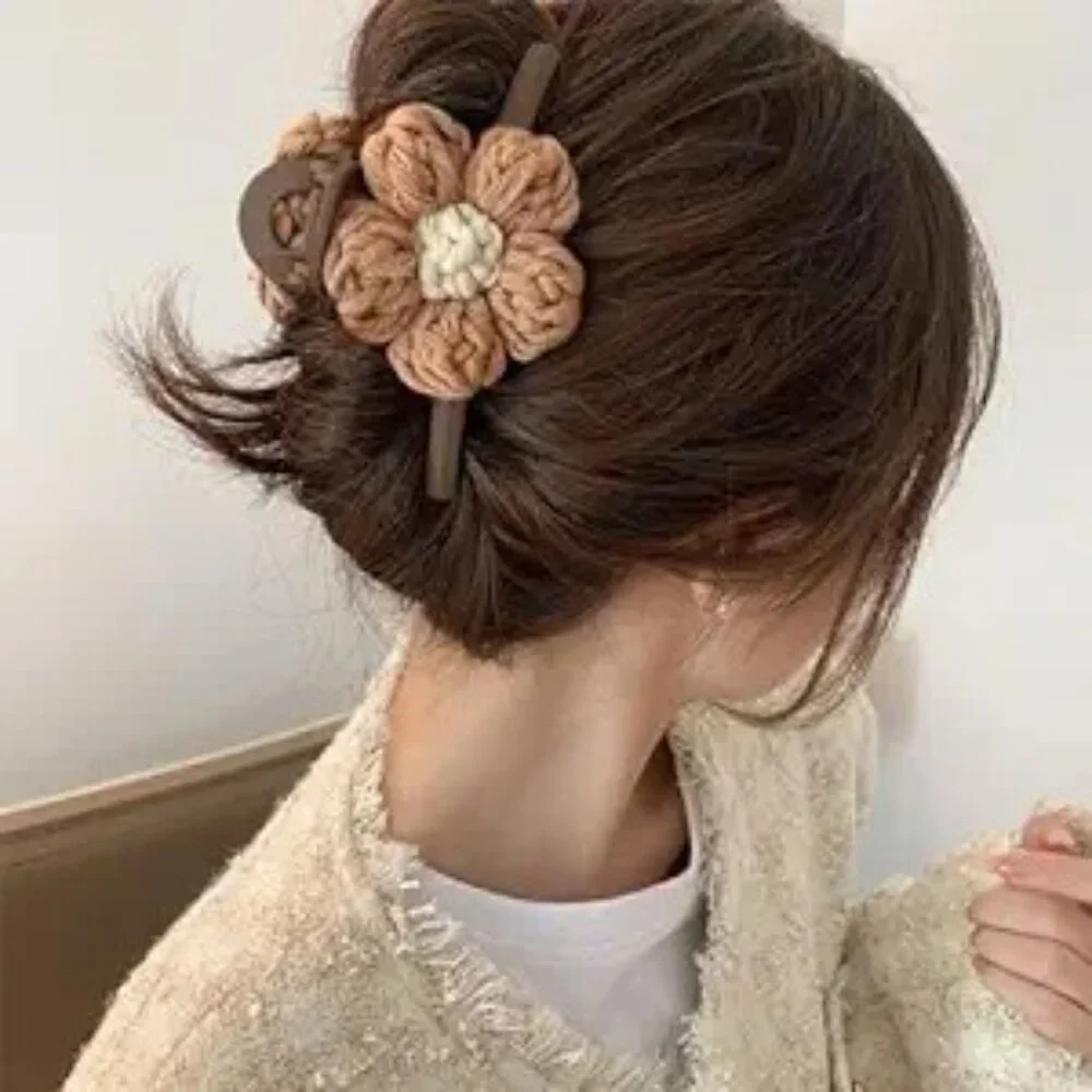 Flower Hair Claw Clip